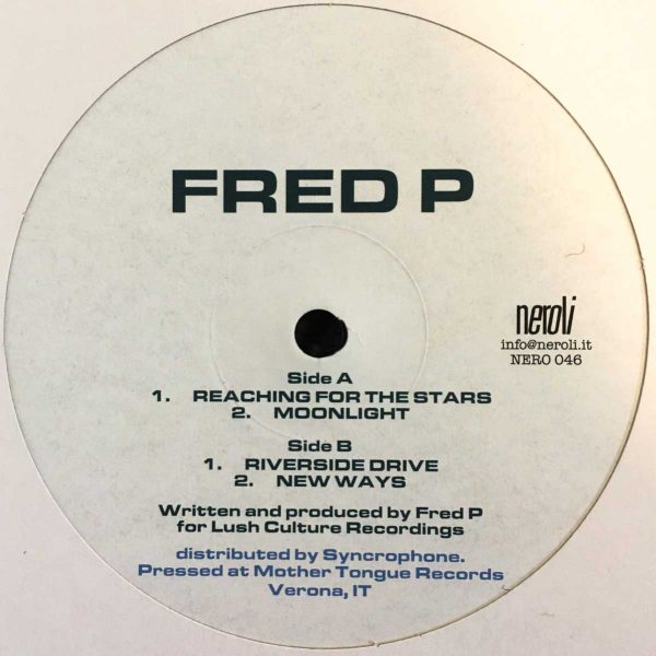 Fred P reaching for the stars vinyl record white cover side A