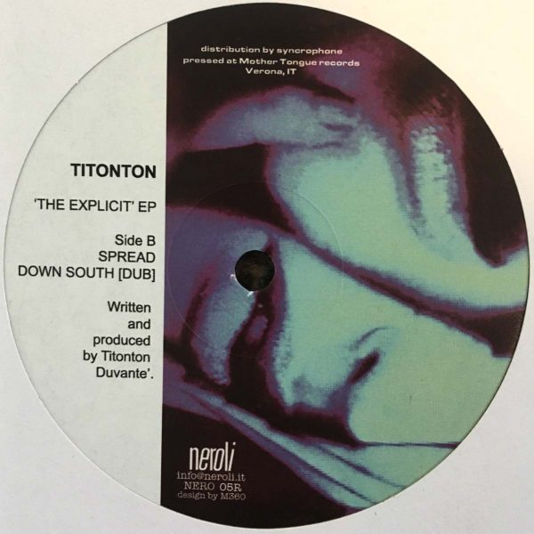 Titonton Duvanté the explicit ep vinyl record cover side B