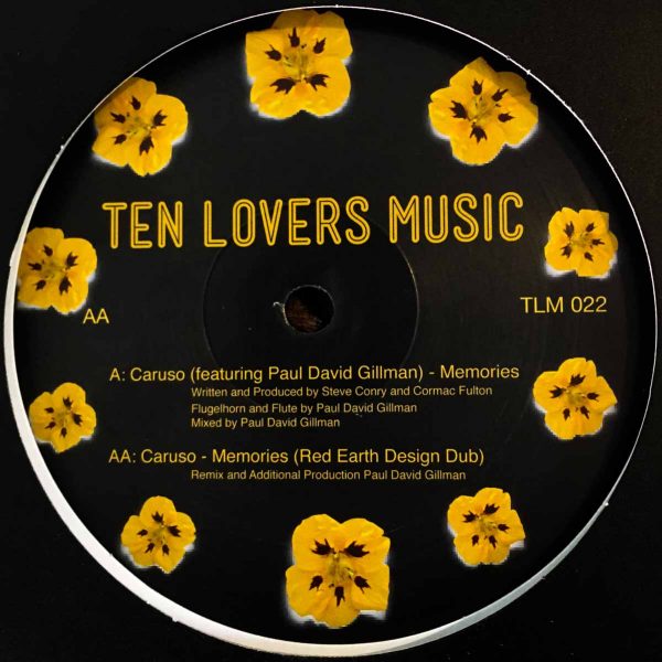 ten lovers music memories caruso feat paul david gillman vinyl record side B