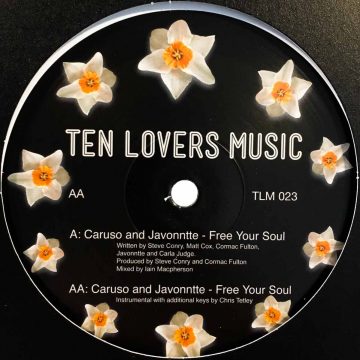 caruso and javonntte free your soul vinyl side B 12" EP house and electronic music vinyl