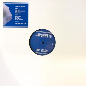Javonntte no rush album vinyl record white cover side A