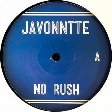 Javonntte no rush album vinyl record white cover side B house and electronic vinyl