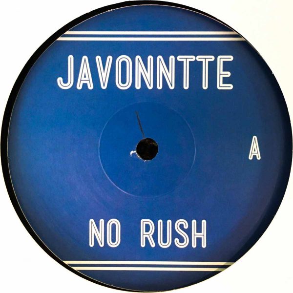 Javonntte no rush album vinyl record white cover side B house and electronic vinyl