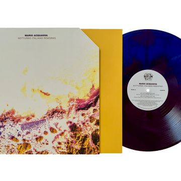 Limited purple-blue vinyl marbled copies of mario acquaviva's notturno italiano