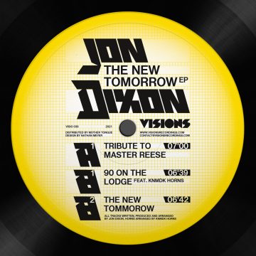 jon dixon's the new tomorrow ep vinyl record from visions recordings side a tracklist