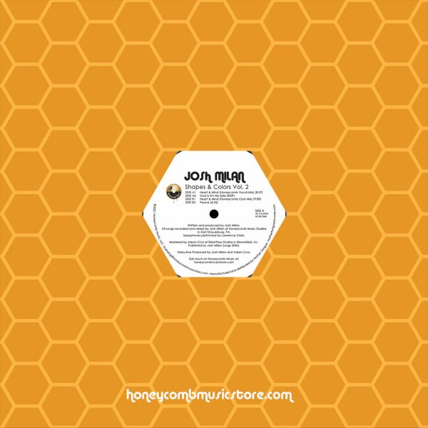 josh milan shapes and color vol.2 vinyl record front cover side a honeycomb music
