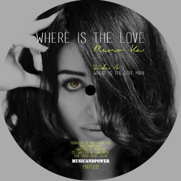 dark front cover side a of reno ka's 12" vinyl record where is the love main and dub version