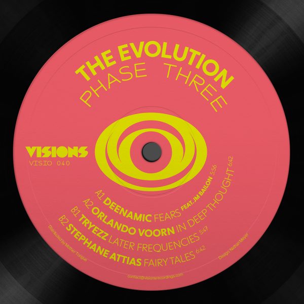 Deenamic, Orlando Voorn, Tryezz, Stephane Attias presents The Evolution - Phase Three vinyl record