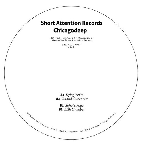 chicagodeep 12" vinyl flying waltz ep from short attention records. house and electronic music