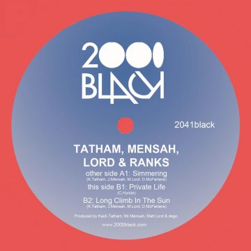 Kaidi Tatham, Mensah, Lord and Ranks in Simmering vinyl record from 2000black music