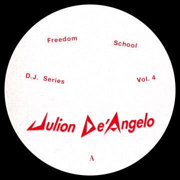 julion de'angelo dj series vol.4 white and red vinyl record