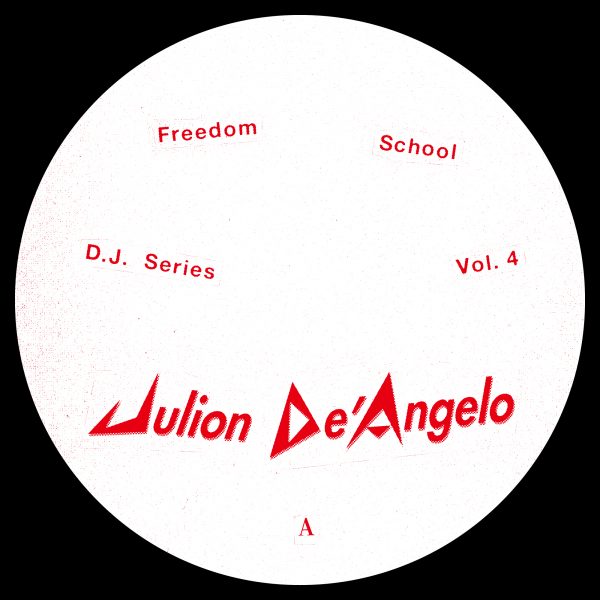 julion de'angelo dj series vol.4 white and red vinyl record