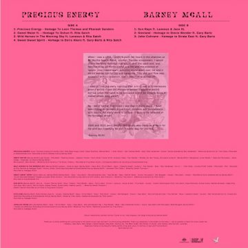 Precious Energy -Front Cover - Barney McAll - Extra Celestial Arts 04